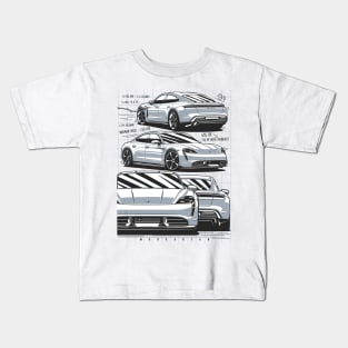 Electric car Kids T-Shirt